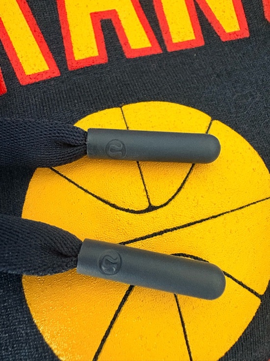 Lululemon x NBA San Francisco Warriors City Sweat Pullover Hoodie Sz L Navy EUC - Picture 7 of 9